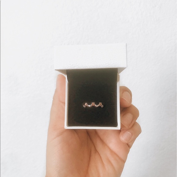 Pandora Jewelry Pandora Flower Crown Ring Rose Gold Poshmark